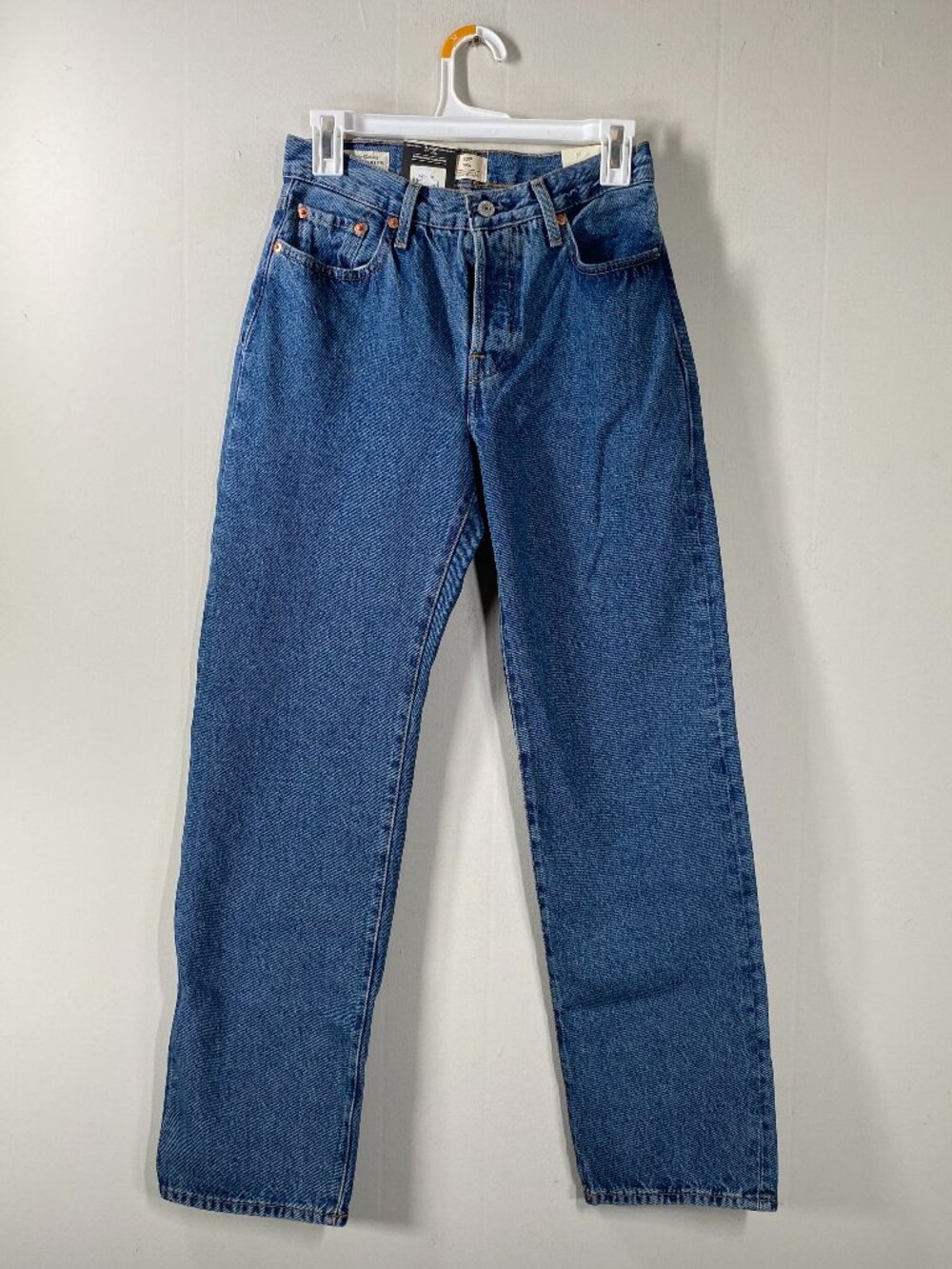 Levi's Premium 501 '90s Denim Jeans Women's 24 x 30 Mid Rise Blue Casual NWT